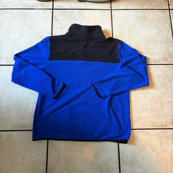 The North Face Men’s XL Fleece Pullover Jacket Blue Black Winter Warm - Picture 6 of 8